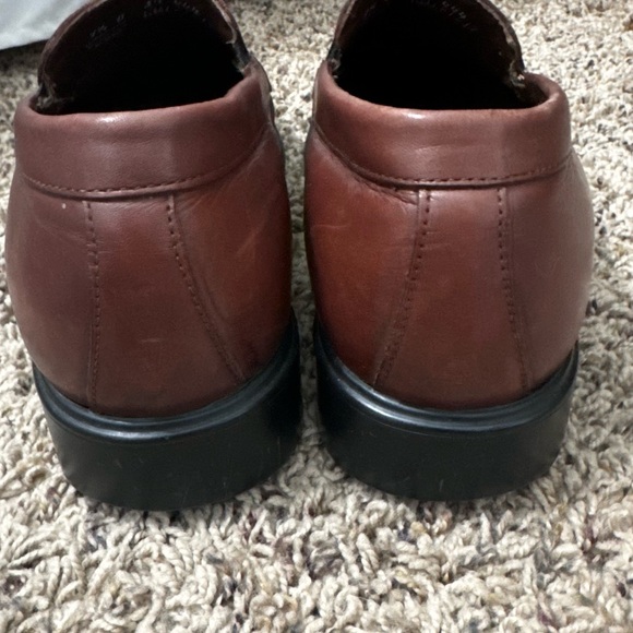 Neil M Rochester Leather Slip On Cognac Shoe 9.5 - Picture 7 of 9